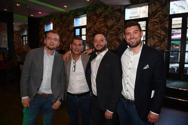 Pictured from left, Pawel Cekala, Paulo Pinto, Chris Cartledge and Anthony Blundell of West Park Hotel.