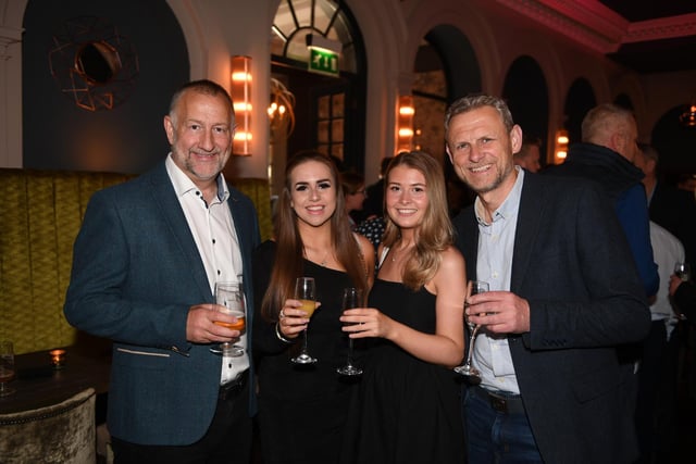 Pictured from left, Andy Whiteley, Katrina Sunderland, Izzy Williams and Roger Llewellyn of Liberty Leisure Group
