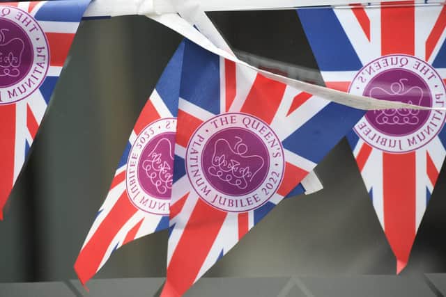 What will the weather be like across the Harrogate district over the Platinum Jubilee weekend?