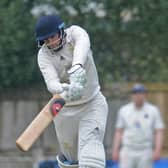 Charlie Swallow smashed an unbeaten century for Collingham & Linton. Picture: Steve Riding