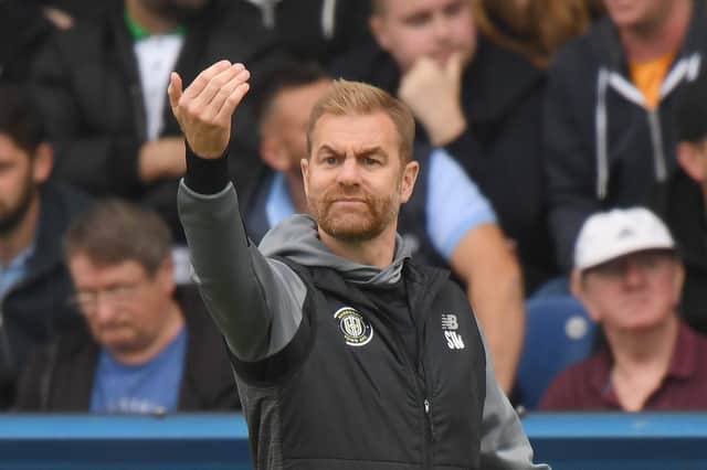 Come here: Harrogate Town manager Simon Weaver is currently working hard on attracting new talent to Wetherby Road. Picture: Getty Images