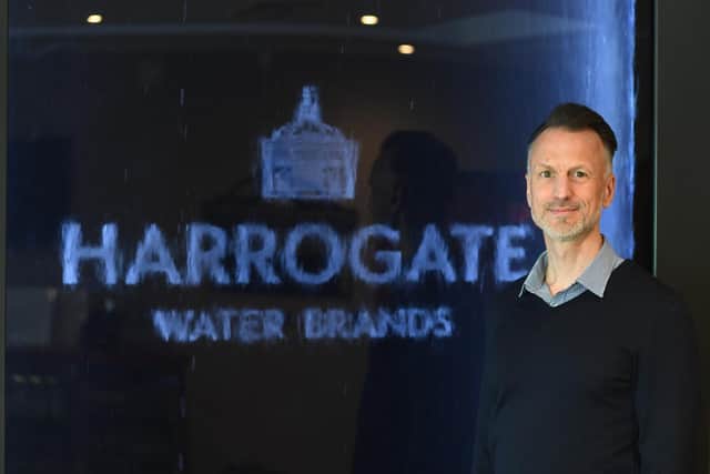 Richard Hall, the new MD of Harrogate Spring Water hopes for a better future relationship with the town's residents.