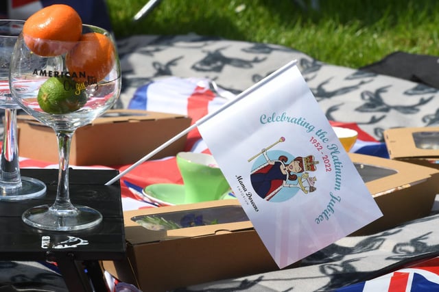 Mama Doreen's were selling special Jubilee afternoon teas for the picnic-goers at Jubilee Square.