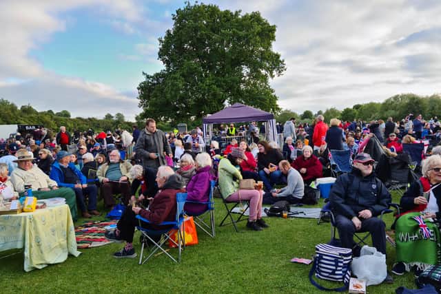 Last night of the proms in Wetherby to mark the Queen's Platinum Jubilee.