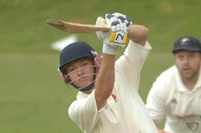 Sam Abel impressed with the bat during West Tanfield CC's Theakston Nidderdale League Division One success over Goldsborough. Picture: Adrian Murray