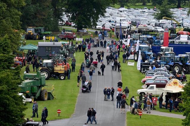 The Tractor Fest at Newby Hall attracted thousands of visitors from across the country