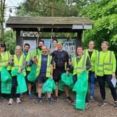 Harrogate's new Community Fit group get ready to start work in the Pinewoods.