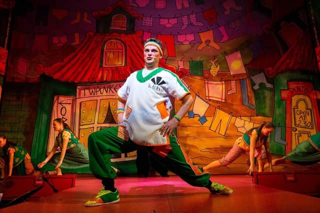 Flashback to 2015 and the most recent production of Aladdin at Harrogate Theatre with Tim Stedman pictured on stage.