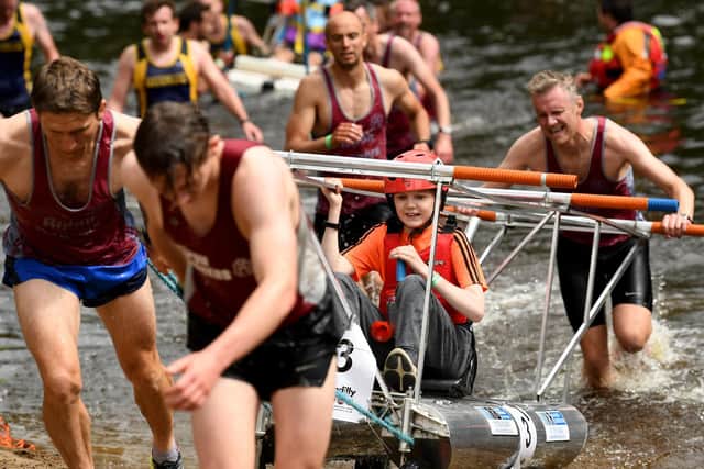 The Knaresborough Bed Race made a welcome return to the town on Saturday, with 78 of the 86 teams entered completing the gruelling challenge
