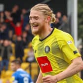Harrogate Town striker Luke Armstrong netted 14 times for Harrogate Town during the 2021/22 campaign. Picture: Matt Kirkham