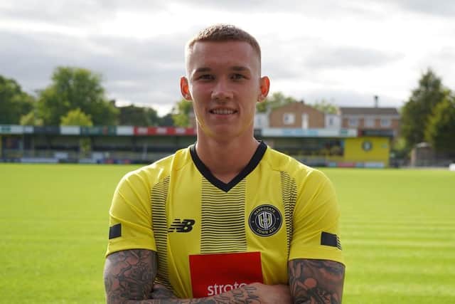 Harrogate Town centre-half Kyle Ferguson. Pictures: Harrogate Town AFC
