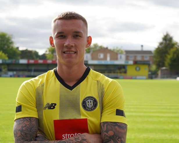 Harrogate Town centre-half Kyle Ferguson. Pictures: Harrogate Town AFC