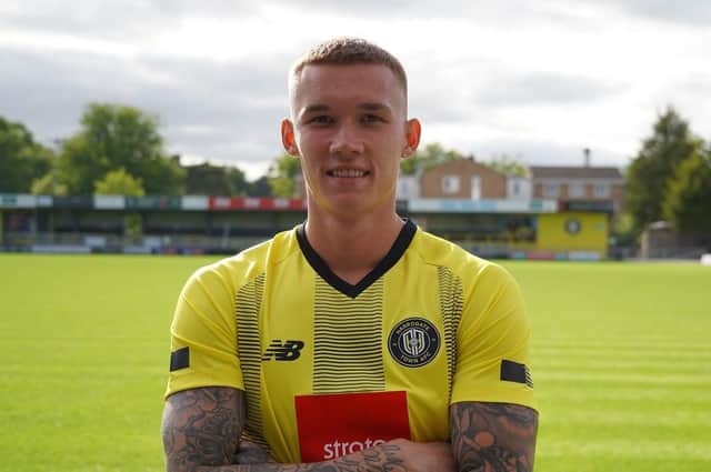 Harrogate Town centre-half Kyle Ferguson. Pictures: Harrogate Town AFC