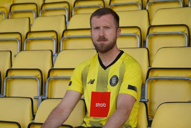 Stephen Dooley became Harrogate Town's third new signing of the summer when he joined the club on Tuesday.