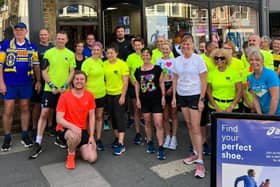 Runners gathered this week to take part in a 5km fun run around the streets of Harrogate to celebrate the 30th anniversary of Up & Running