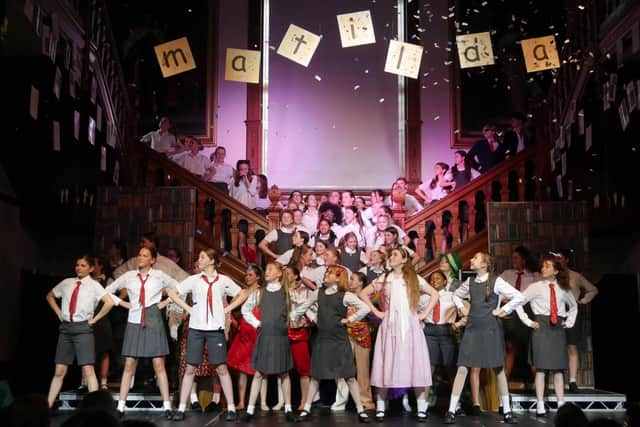 Pupils from Queen Mary's School impressed audiences with their take on Matilda the Musical Jr
