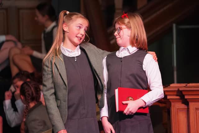 Pupils from Queen Mary's School performed impressed audiences with their take on Matilda the Musical Jr