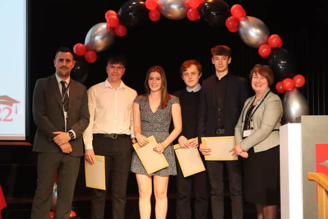 The Year 13 leavers at Rossett School have celebrated their ‘graduation’ from Sixth Form at a special farewell event