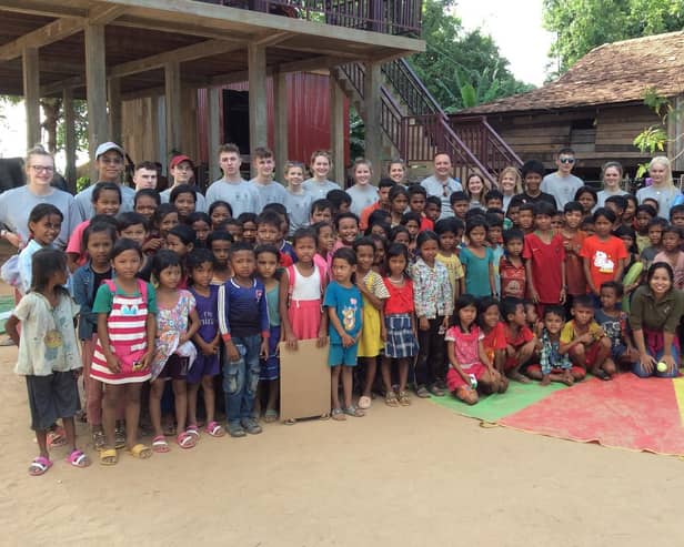 Pupils at Ashville College have learnt about how their support of an international charity is helping to educate and improve the lives of children in a Cambodian village