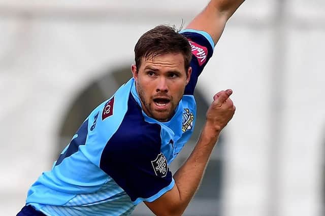 South African paceman Mat Pillans starred with the bat rather than the ball during Harrogate CC's Yorkshire Premier League North success over Beverley Town.