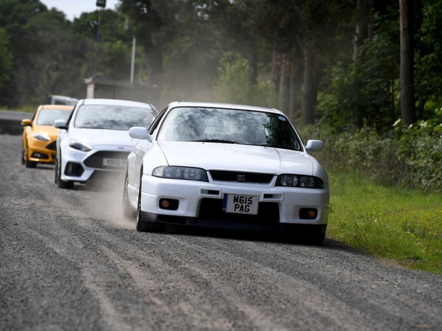 The muscle cars arriving at the show