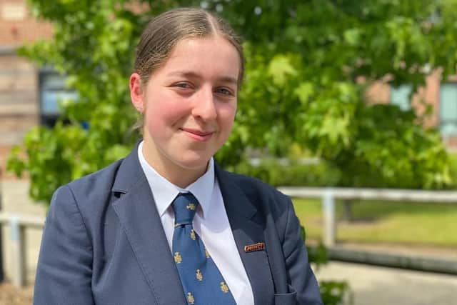Lucy McClean has set up a sign language club at Ripon Grammar School to teach younger pupils the language