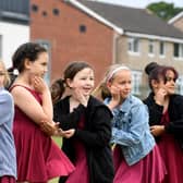 Talented youngsters from the Summerbelle Dance Academy at Starbeck Community Day. Picture Gerard Binks