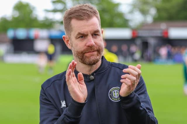 Harrogate Town manager Simon Weaver. Picture: Matt Kirkham