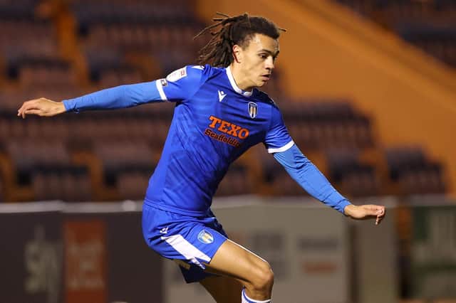 Miles Welch-Hayes in action for previous club Colchester United. Picture: Getty Images