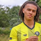 Miles Welch-Hayes became Harrogate Town's eighth new signing of the summer when he joined the club on Tuesday. Picture: Harrogate Town AFC