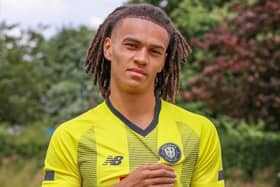 Miles Welch-Hayes became Harrogate Town's eighth new signing of the summer when he joined the club on Tuesday. Picture: Harrogate Town AFC