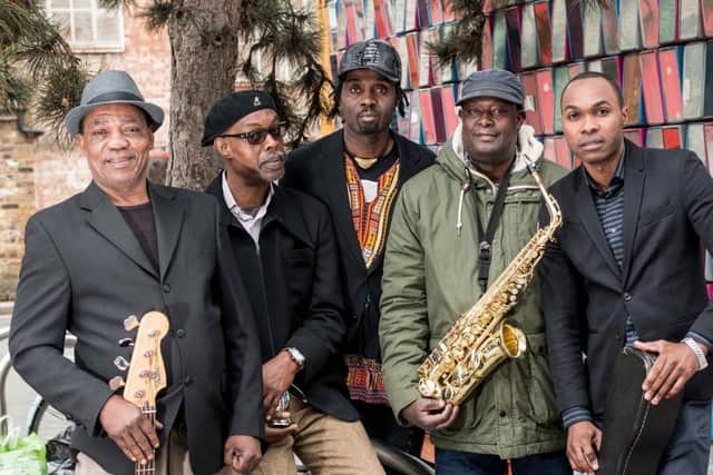 Based in London and led by Nickens Nkoso, Kasai Masai will play at the Spiegeltent in Harrogate on Saturday night.