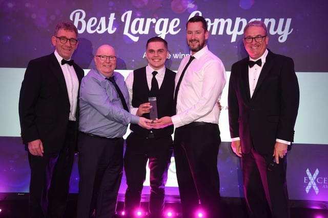 The Harrogate Bus Company, winners of the Best Large Company award