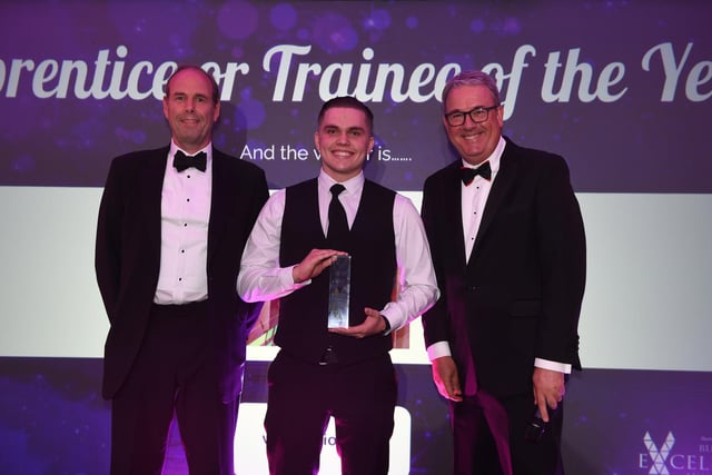 Owen Baxter of The Harrogate Bus Company, winner of the Apprentice/Trainee of the Year award