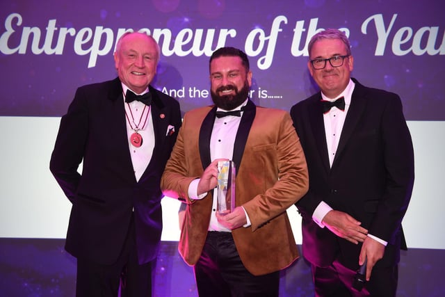 Ben Poole of The Travel Journal, winner of the Entrepreneur of the Year award