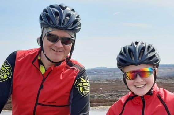 Martin and Jasmine Hobson are cycling from Land’s End to John O’Groats later this month to raise money for the British Heart Foundation