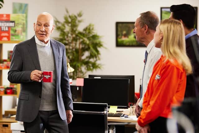 Sir Patrick Stewart is the latest star to appear in the Yorkshire Tea TV advert which will air today (July 4)
