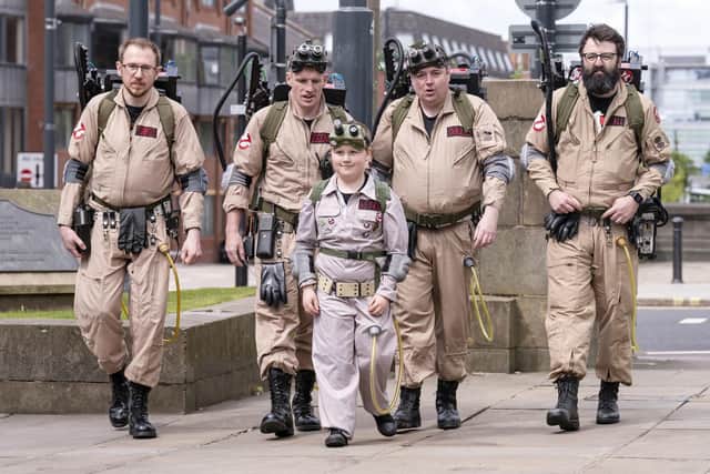 George Hinkins has had his dream of becoming a Ghostbuster come true thanks to Make-A-Wish UK