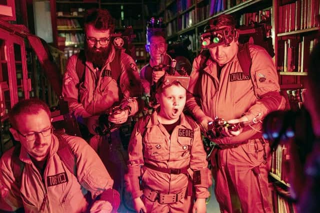 George Hinkins has had his dream of becoming a Ghostbuster come true thanks to Make-A-Wish UK