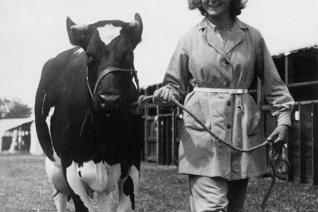Sylvia Dinsdale as a young woman at the Great Yorkshire Show