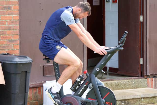 Veteran centre-half Rory McArdle is still working his way back to fitness.