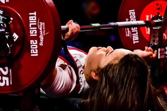 Harrogate's Lottie McGuinness has her sights set on Paralympic gold in the year 2024. Pictures: Submitted