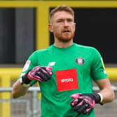 Mark Oxley made 48 appearances in all competitions for Harrogate Town during the 2021/22 season, keeping nine clean-sheets. Picture: Matt Kirkham