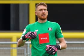 Mark Oxley made 48 appearances in all competitions for Harrogate Town during the 2021/22 season, keeping nine clean-sheets. Picture: Matt Kirkham