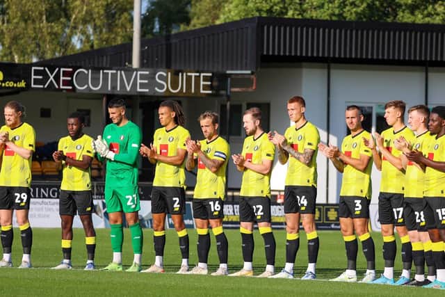 Harrogate Town lined up against the Owls with eight of their summer signings and one trialist in their starting XI.