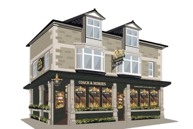 The new-look Coach & Horses pub in Harrogate.