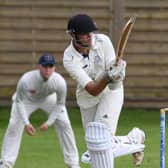 Opening batsman Ed Paxton scored some useful runs for Killinghall CC during their top-of-the-table clash with West Tanfield. Picture: Gerard Binks