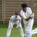 Opening batsman Ed Paxton scored some useful runs for Killinghall CC during their top-of-the-table clash with West Tanfield. Picture: Gerard Binks