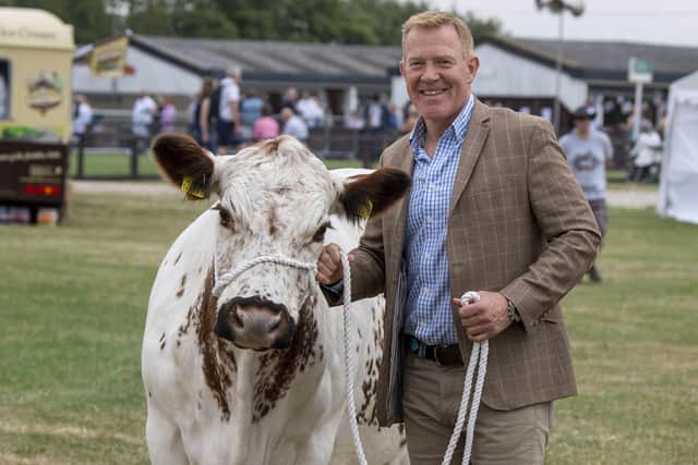 Adam Henson, presenter of Countryfile, was the first celebrity to take to the GYS Stage at the Great Yorkshire Show