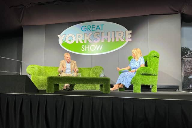 Adam Henson, presenter of Countryfile, was the first celebrity to take to the GYS Stage at the Great Yorkshire Show